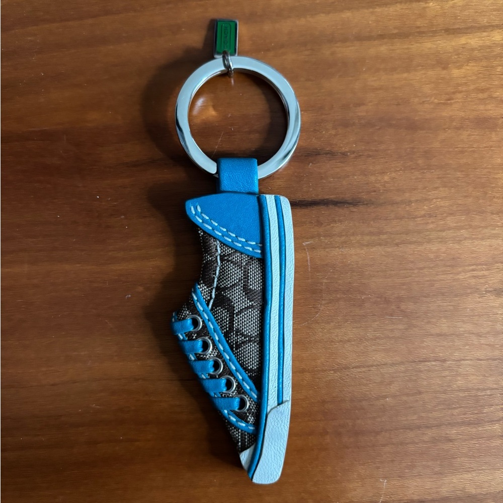 Coach Vintage Signature Sneaker Key Fob Charm - Picture 4 of 4